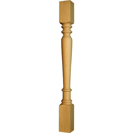 Osborne Wood Products 35 1/2 x 3 Narrow Islander Island Leg in Knotty Pine 1740P